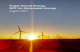 Puget Sound Energy RFP for Renewable Energy i - 2017 RFP for Renewable Energy . TABLE OF CONTENTS . Table of Contents 1. Resource Need ...