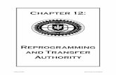 C Chapter 12 - Home | Library of · PDF fileC CHAPTER 12 REPROGRAMMING AND ... The difference between reprogramming and transferring funds. B. ... appropriations and authorization