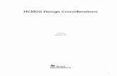 HCMOS Design Considerations (Rev. A) - TI. · PDF fileStandard TTL-to-CMOS Interface ... HCMOS Designer’s Information CMOS Circuitry