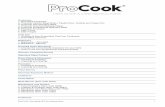 USER GUIDE & CARE INSTRUCTIONS[1] - Cookware & · PDF fileProCook User guide & Care Instructions 1 USER GUIDE & CARE INSTRUCTIONS Cookware 1. ... damage the outer coating or non-stick