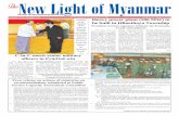 THE MOST RELIABLE NEWSPAPER AROUND YOU - Mission of · PDF file · 2013-08-29THE MOST RELIABLE NEWSPAPER AROUND YOU New Light of Myanmar Heavy power plant (500 MW) ... Yangon City