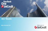3Q17 Results - unicreditgroup.eu transaction have been ... Operating model transformation ahead ... considering also the capital increase and Pekao & Pioneer disposals as at 1 ...