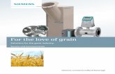 Solutions for the grain industry from · PDF fileSolutions for the grain industry ... increased replacement frequency or costly measurement errors in the silo. ... pet food, vinegar,