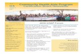 ISSUE Community Health Aide Program 03 Certification … Health Aide Program Certification Board Newsletter ... Nicoli, Agnes O., ... Wiseman, Sophie, CHP ...