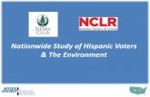 Nationwide Study of Hispanic Voters & The Environment PowerPoint...age in Houston and Los Angeles. Each location had one group held in Spanish and one in English, with a bilingual