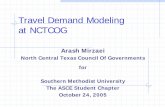 Travel Demand Modeling At · PDF fileSouthern Methodist University ... Transportation Data Management ... Traffic Assignment Preparation Production-Attraction To Origin-Destination