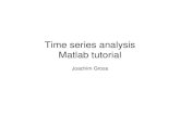 Time series analysis Matlab tutorial - University of Glasgojoachim/TSA/Time_series_analysis_tutorial1.pdf · Time series analysis Matlab tutorial Joachim Gross. Outline • Terminology