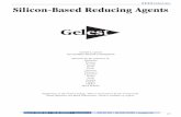 Gelest,Inc. Silicon-Based Reducing Agents · PDF file6 Silane Reduction of Alkyl Halides As with the reduction of alcohols to alkanes, the acid-catalyzed reduction of alkyl halides