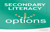 SECONDARY LITERACY - Pearson Schoolassets.pearsonschool.com/.../PearsonSecondaryLiteracyOptions.pdf · SECONDARY LITERACY. ... This click-through demo will walk your customers through