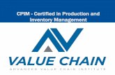 CPIM - Certified in Production and Inventory Managementavaluechain.com/wp-content/uploads/2017/02/Temario... · APICS Certified in Production and Inventory Management ... •The APICS