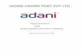ADANI HAZIRA PORT PVT LTD - d4.cb.5177.ip4.static.sl ...d4.cb.5177.ip4.static.sl-reverse.com/pdfs/Tariff_Booklet_AHPPL... · 3.6 Charges for handling hatch covers 3.7 Charges for