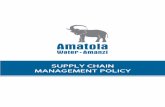 SUPPLY CHAIN MANAGEMENT POLICY - Amatola · PDF fileAmatola Water Supply Chain Management Policy ... means a written offer in a prescribed or stipulated form in ... 1.18 “Construction