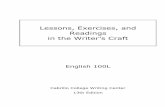 Lessons, Exercises, and Readings - Cabrillo College 13th Edition 05-12.pdf · Lessons, Exercises, and Readings in the Writer’s Craft ... Concrete/Abstract and ... students from