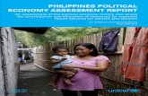 PHILIPPINES POLITICAL ECONOMY ASSESSMENT REPORT - UNICEF · PDF file4.1 Health system structure, ... financial and other resources) ... 8 PHILIPPINES POLITICAL ECONOMY ASSESSMENT REPORT