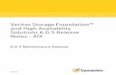 Veritas Storage Foundation™ and High Availability Solutions 6.0.5 Release Notes · PDF file · 2014-04-15List of products ... Youcanalsoviewthelistusingtheinstallmrcommand:./installmr-listpatches