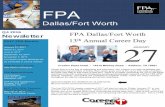 Newsletter FPA Dallas/Fort Worth - c.ymcdn.comc.ymcdn.com/sites/ · PDF fileTaylor Steele, CFP®, CLU, AIF, EA ... Brandon Gibson, CFP® - Gibson Wealth Management ... Jeff Stewart