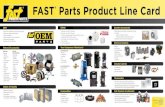 FAst Parts Product Line Card - Todd's ITicpindexing.toddsit.com/userfiles//FAST Parts PAAG 2016 WEB.pdf · FAst® Parts Product Line Card oEM ... ProDuCt sELECtIon Cross rEFErEnCE: