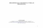 MGNREGA WORKS FIELD MANUAL - … Guidelines/MGNREGA... · different schemes of MoWR for integrated development of command ... engineering structures like sunken ponds, ... - Community