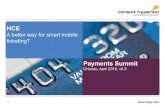 Payments Summit - Secure Technology Alliance · PDF fileAgenda Some History The problem Traditional mobile solution ‘Secure-enough’ solution The last year at ITSO The way forward