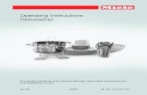 Operating Instructions Dishwasher - Miele USA | …us.mieleusa.com/MieleMedia/docs/products/OpIn/manuals... · Operating Instructions Dishwasher ... is a danger of overheating and