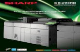 Document Filing General - Sharp Corporation protocol ... Transmission resolution Recording width Memory Grey scale levels Features MH/MR/MMR/JBIG Super G3/G3 ... RIP Once/Print Many,