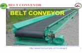 BELT CONVEYOR - hcmuaf.edu.vn Belt Conveyor 8. ... return idler diameters in mm are : 63.5, 76.1, 88 ... 35°, 40° and 50°. Troughing angle of 15° is applicable only to two roll
