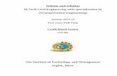 Scheme and syllabus M.Tech Civil Engineering with specialization in (Transportation ... · PDF file · 2015-02-13Scheme and syllabus M.Tech Civil Engineering with specialization in