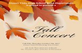Fall Concert - Desert Vista Thunder Band – To Be Early Is To …thunderband.org/wp-content/uploads/2017/10/2017-10-0… ·  · 2017-10-05Desert Vista High School Band Department