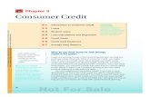 Chapter 3 Consumer Credit - Cengage · PDF fileChapter 3 Consumer Credit ... think of loans and credit cards. Most people use credit. Using credit has advantages and disadvantages.