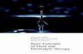 Basic Concepts of Fluid and Electrolyte Therapy · PDF fileBasic Concepts of Fluid and Electrolyte Therapy. ... Normal Physiology and Anatomy of the Body Fluids 9 2. ... Acute Kidney