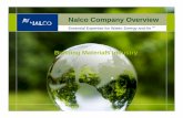 Nalco Company Overview - · PDF fileBuilding Materials Industry. ... • Raw and wastewater treatment • Cooling water treatment • Boiling water treatment ... ASIA/PACIFIC •Plants