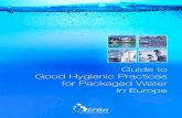 Guide to Good Hygienic Practices for Packaged Water In · PDF fileguide to good hygienic practices for packaged water in europe ... guide to good hygienic practices for packaged water