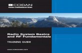 Radio System Basics and RF Fundamentals - Codan System Basics and RF Fundamentals TRAINING GUIDE RADIO SYSTEM BASICS & RF FUNDAMENTALS | TRAINING GUIDE Page i Radio System Basics and
