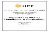 University of Central Floridamusic.cah.ucf.edu/media/percussion/files/applied-percussion... · University of Central Florida College of Arts and Humanities School of Performing Arts