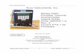 Kurz Instruments Inc. Kurz Instruments, Inc. Series 2440 ... · PDF fileEquipment sold by Kurz Instruments, Inc. is not intended for use ... SHIPPING COSTS AND INSURANCE Shipments