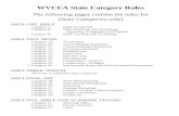 wvcea.orgwvcea.org/wp-content/uploads/WVCEA-State-Category-Rules.doc · Web viewWVCEA State Category Rules The following pages contain the rules for (State Categories only) AREA ONE: