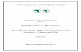 Agricultural Water Management - OECD. · PDF fileAgricultural Water Management ... AAGDS Accelerated Agricultural Growth and Development Strategy ... VRA Volta River Authority