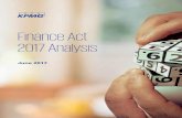 Kenya KPMG Finance Act 2017 - Analysis · PDF fileFinance Act 2017 Analysis June ... The Act now permits tax deductions for donations made to the Kenya Red Cross, County Governments