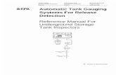 Automatic Tank Gauging Systems For Release Detection ... · PDF fileAutomatic Tank Gauging Systems For Release Detection: Reference Manual (August 2000) 1 For UST Inspectors: How Can