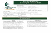 Course Schedule Summer Semester 2016 - Wilmington · PDF fileAll students are required to complete a pre-assignment before the first ... ARTS Fine Arts HUM Humanities SS ... functions