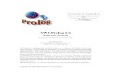 SWI-Prolog 5astorga/ReferenceManual.pdf · 1.1 SWI-Prolog . . . . . . . . . . . . . . . . . . . . . . . . . . . . . . . . . . . . . . . 10 ... 1.7 Donate to the SWI-Prolog project