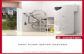 HEAT PUMP WATER HEATERS - Archibazaararchibazaar.com/wp-content/uploads/2016/06/Heat-Pump-Water-Heaters...Ariston is a worldwide leading brand in thermic comfort present in over 150