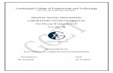 Geethanjali College of Engineering and  · PDF fileGEETHANJALI COLLEGE OF ENGINEERING AND TECHNOLOGY DEPARTMENT OF Electronics And Communications Engineering (Name of