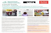 Course Guide - · PDF fileCourse Content Training will be delivered as part of lectures, seminars and skills sessions; allowing CWPs to put the skills they have learnt into practice