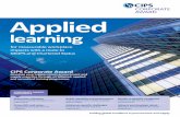 Applied - CIPS · PDF fileorganisational change and risk ... The ﬁnal assessed assignment requires a written submission and, ... talent management opportunities