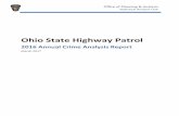 Ohio State Highway Patrolstatepatrol.ohio.gov/doc/2016_CrimeAnalysisReportFinal.pdfOhio State Highway Patrol ... This is accomplished through strict but fair enforcement of traffic