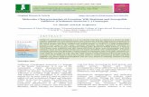 Molecular Characterization of Fusarium Wilt Resistant and .... Shende and D.H. Waghmare.pdf · (NARI), Phaltan (M.S)(Table 1). Isolation of genomic DNA of safflower genotypes The