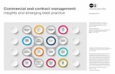 Commercial and contract management - National Audit · PDF fileCommercial and contract management: insights and emerging best practice November 2016 The National Audit Office (NAO)