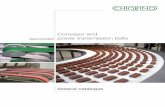 Conveyor and power transmission belts - CHIORINO S.p.A. · PDF filepower transmission belts General catalogue. 1 Index ... Endless rubber mandril made belts ... high frequency and