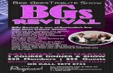 BGs Revival is one of Australia’s few Bee Gees Tribute Shows. · PDF fileBee Gees Tribute Shows. Featuring Roy Kossena, Phil Splitter & Kaz Sieger, BGs Revival aims to recreate the